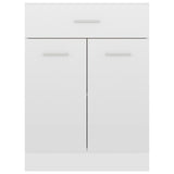 NNEVL Drawer Bottom Cabinet High Gloss White 60x46x81.5 cm Chipboard