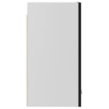 NNEVL Hanging Cabinet High Gloss Black 29.5x31x60 cm Chipboard