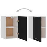 NNEVL Hanging Cabinet Black 39.5x31x60 cm Chipboard