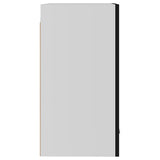 NNEVL Hanging Cabinet Black 39.5x31x60 cm Chipboard