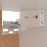 NNEVL Hanging Cabinet Black 39.5x31x60 cm Chipboard