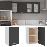 NNEVL Hanging Cabinet Grey 39.5x31x60 cm Chipboard
