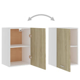 NNEVL Hanging Cabinet Sonoma Oak 39.5x31x60 cm Engineered Wood