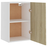NNEVL Hanging Cabinet Sonoma Oak 39.5x31x60 cm Engineered Wood