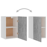 NNEVL Hanging Cabinet Concrete Grey 39.5x31x60 cm Chipboard