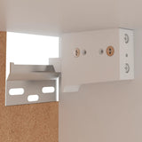 NNEVL Hanging Cabinet High Gloss Grey 39.5x31x60 cm Chipboard