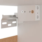 NNEVL Hanging Cabinet White 50x31x60 cm Chipboard