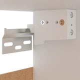 NNEVL Hanging Cabinet Black 50x31x60 cm Chipboard