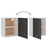 NNEVL Hanging Cabinet Grey 50x31x60 cm Chipboard