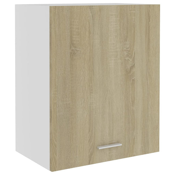NNEVL Hanging Cabinet Sonoma Oak 50x31x60 cm Chipboard