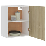 NNEVL Hanging Cabinet Sonoma Oak 50x31x60 cm Chipboard