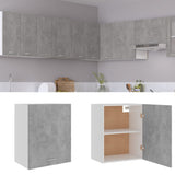 NNEVL Hanging Cabinet Concrete Grey 50x31x60 cm Chipboard