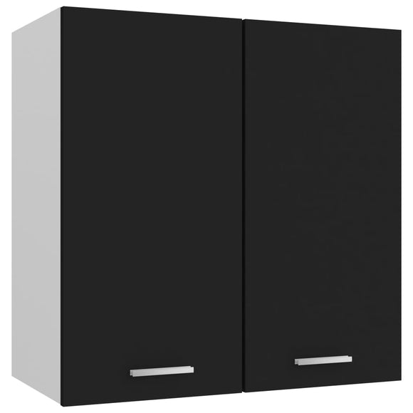 NNEVL Hanging Cabinet Black 60x31x60 cm Chipboard