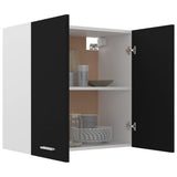 NNEVL Hanging Cabinet Black 60x31x60 cm Chipboard