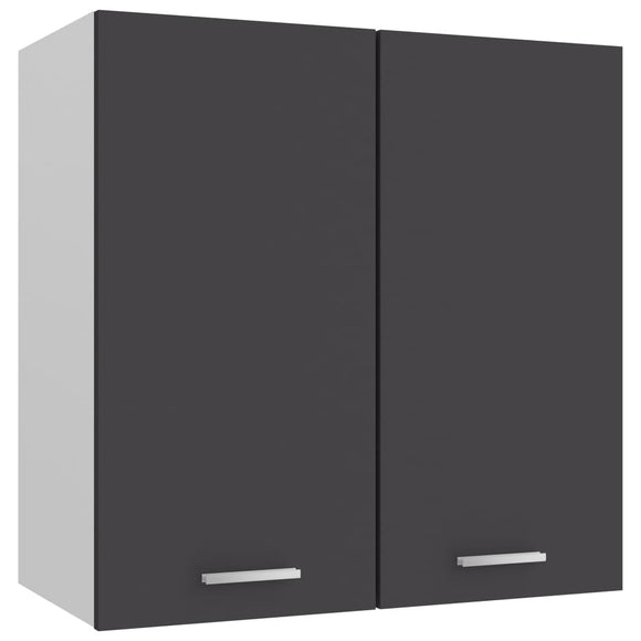 NNEVL Hanging Cabinet Grey 60x31x60 cm Chipboard