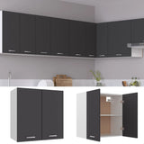 NNEVL Hanging Cabinet Grey 60x31x60 cm Chipboard