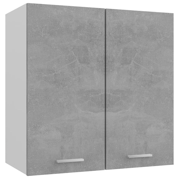 NNEVL Hanging Cabinet Concrete Grey 60x31x60 cm Chipboard