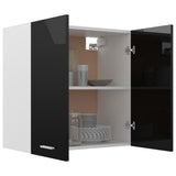 NNEVL Hanging Cabinet High Gloss Black 60x31x60 cm Chipboard