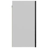 NNEVL Hanging Cabinet High Gloss Black 60x31x60 cm Chipboard