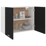 NNEVL Hanging Cabinet Black 80x31x60 cm Chipboard
