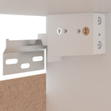 NNEVL Hanging Cabinet Black 80x31x60 cm Chipboard