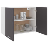 NNEVL Hanging Cabinet Grey 80x31x60 cm Chipboard