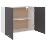 NNEVL Hanging Cabinet Grey 80x31x60 cm Chipboard