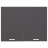 NNEVL Hanging Cabinet Grey 80x31x60 cm Chipboard
