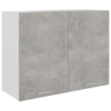 NNEVL Hanging Cabinet Concrete Grey 80x31x60 cm Chipboard