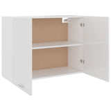 NNEVL Hanging Cabinet High Gloss White 80x31x60 cm Chipboard