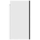 NNEVL Hanging Cabinet High Gloss Black 80x31x60 cm Chipboard