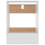 NNEVL Oven Cabinet White 60x46x81.5 cm Chipboard