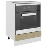 NNEVL Oven Cabinet Sonoma Oak 60x46x81.5 cm Chipboard
