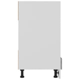 NNEVL Oven Cabinet Concrete Grey 60x46x81.5 cm Chipboard