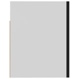 NNEVL Hanging Cabinet Black 60x31x40 cm Chipboard