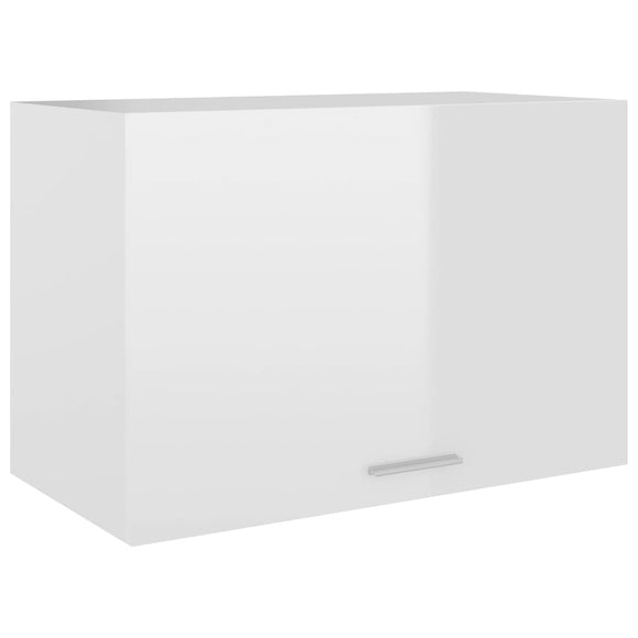 NNEVL Hanging Cabinet High Gloss White 60x31x40 cm Chipboard