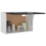 NNEVL Hanging Cabinet High Gloss Black 60x31x40 cm Chipboard
