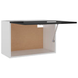 NNEVL Hanging Cabinet High Gloss Black 60x31x40 cm Chipboard