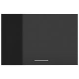 NNEVL Hanging Cabinet High Gloss Black 60x31x40 cm Chipboard