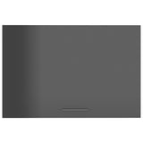 NNEVL Hanging Cabinet High Gloss Grey 60x31x40 cm Chipboard