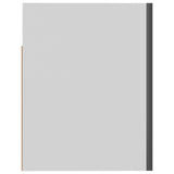 NNEVL Hanging Cabinet High Gloss Grey 60x31x40 cm Chipboard