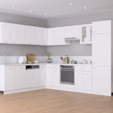 NNEVL Hanging Corner Cabinet White 57x57x60 cm Chipboard