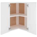 NNEVL Hanging Corner Cabinet White 57x57x60 cm Chipboard