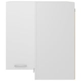 NNEVL Hanging Corner Cabinet White 57x57x60 cm Chipboard