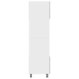 NNEVL Microwave Cabinet Concrete Grey 60x57x207 cm Chipboard