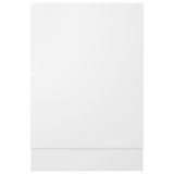 NNEVL Dishwasher Panel White 45x3x67 cm Chipboard