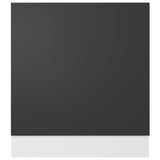 NNEVL Dishwasher Panel Grey 59.5x3x67 cm Chipboard
