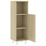 NNEVL Bathroom Cabinet Sonoma Oak 30x30x95 cm Chipboard
