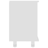 NNEVL Bathroom Cabinet White 60x32x53.5 cm Chipboard