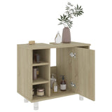 NNEVL Bathroom Cabinet Sonoma Oak 60x32x53.5 cm Chipboard